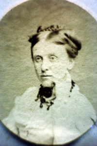 Mary Weatherill on a medallion